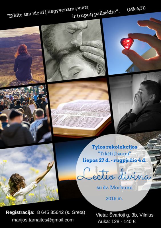 2016 07 27 08 04 lectio divina rekolekcijos