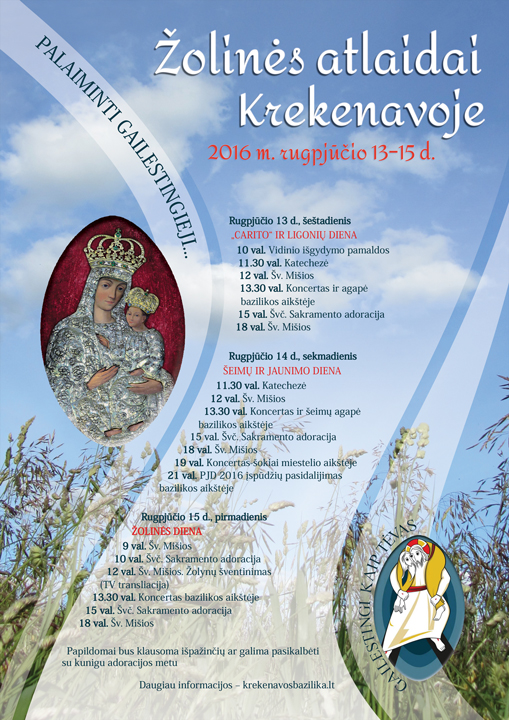 plakatas Zolinei2016