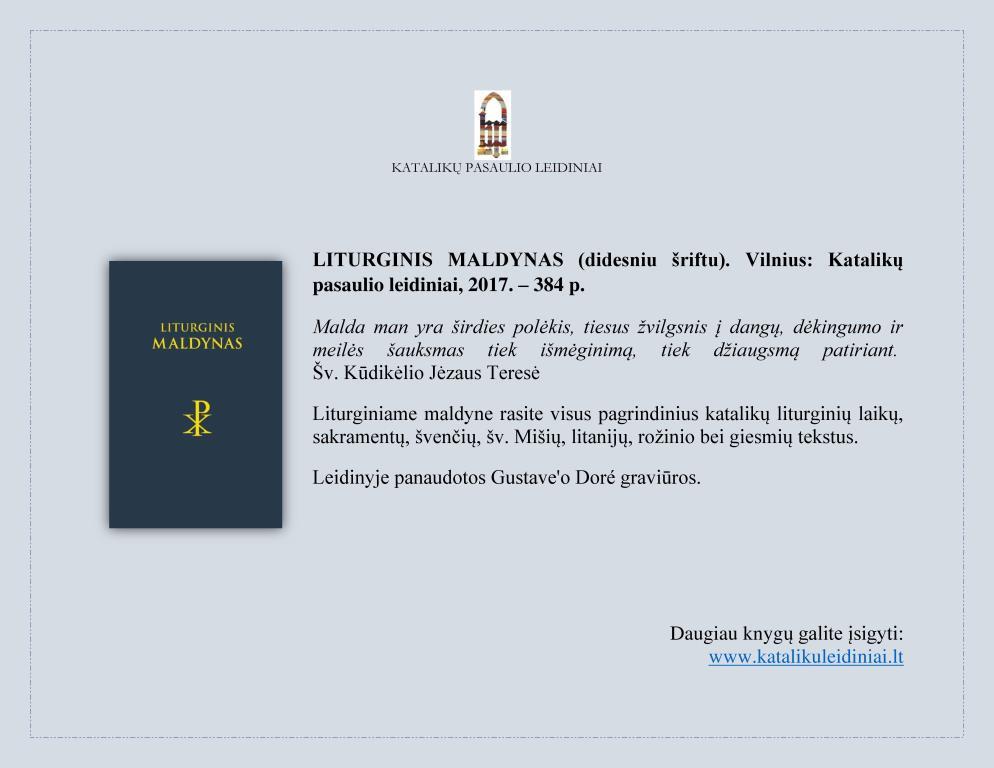LITURGINIS MALDYNAS did sriftu